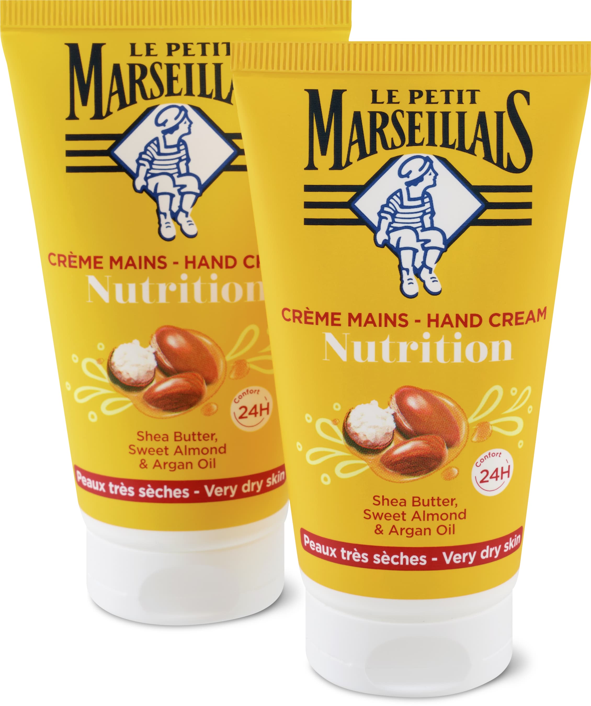 Le Petit Marseillais Crème mains Nutrition 2x75ml